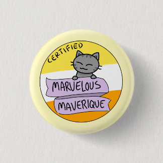 Marvelous Maverique Ronde Button 3,2 Cm