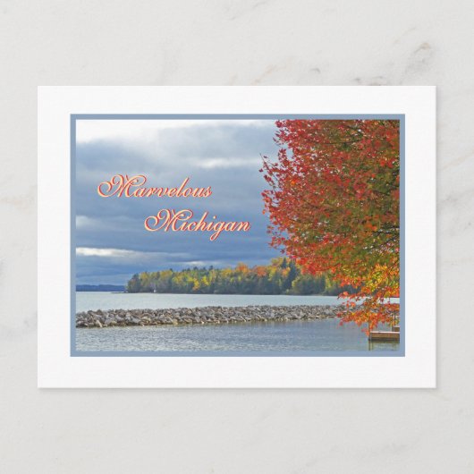 Marvelous Michigan/herfstkleur Briefkaart (Voorkant)