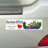 Marvelous Milford City Hall Bumpersticker (Op auto)