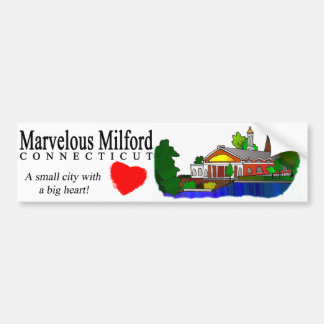 Marvelous Milford City Hall Bumpersticker