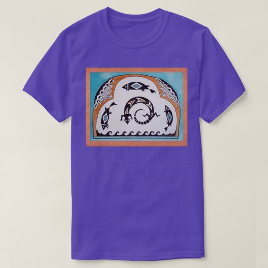Marvelous Mimbres waterverf geïnspireerd door Mimb T-shirt (Design voorkant)