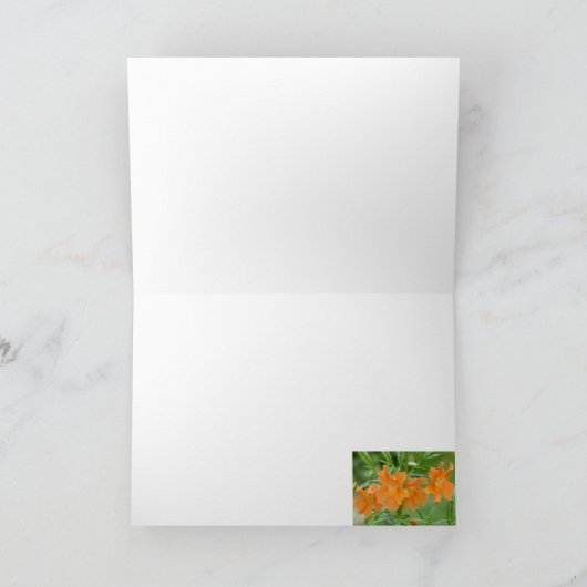 Marvelous Mimulus Notecard Kaart (Binnen)