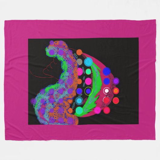 Marvelous Miss Funny Girl Fleece Deken (Voorkant (Horizontaal))