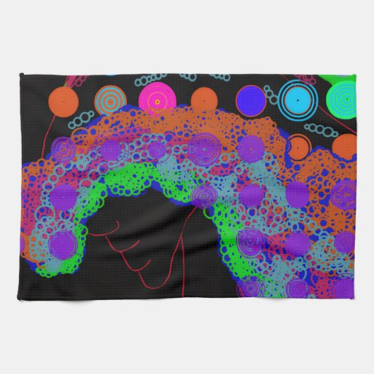 Marvelous Miss Funny Girl Kitchen Towel Theedoek (Horizontaal)