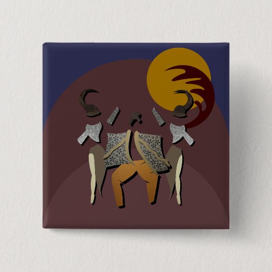 Marvelous Moldova Pasja Eurovisie 2023 Vierkante Button 5,1 Cm (Voorkant)