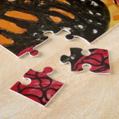 Marvelous Monarch Butterfly Waterverf Painting Legpuzzel (Zijkant)