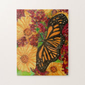 Marvelous Monarch Butterfly Waterverf Painting Legpuzzel (Verticaal)