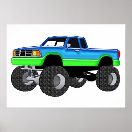 Marvelous Monster Truck Poster (Voorkant)