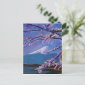 Marvelous Mount Fuji met Cherry Blossom in Japan Briefkaart (Staand voorkant)