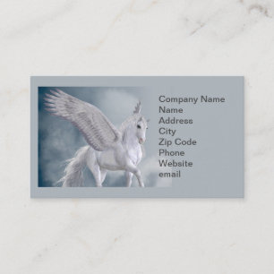 Marvelous White Pegasus Visitekaartje
