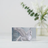 Marvelous White Pegasus Visitekaartje (Staand voorkant)