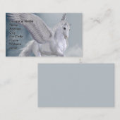 Marvelous White Pegasus Visitekaartje (Voorkant / Achterkant)