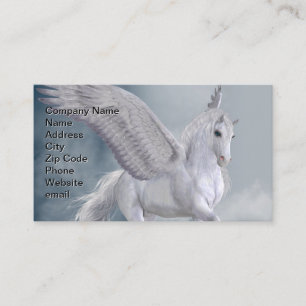 Marvelous White Pegasus Visitekaartje
