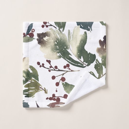Marvelous Winter Foliage Bath Towels Bad Handdoek (Wasdoekje)