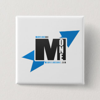 MarvelousOne.com Arrow-Button Vierkante Button 5,1 Cm