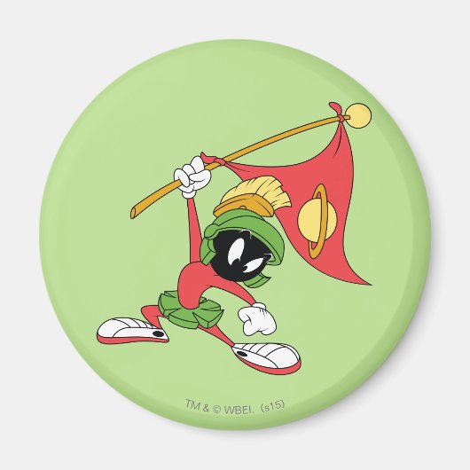 MARVIN DE MARTIAAN™ Planeet claimen Magneet (Voorkant)