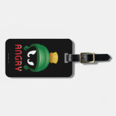 MARVIN DE MARTIAN™ Angry Emoji Bagagelabel (Voorkant horizontaal)