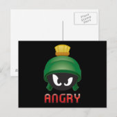 MARVIN DE MARTIAN™ Angry Emoji Briefkaart (Voorkant / Achterkant)