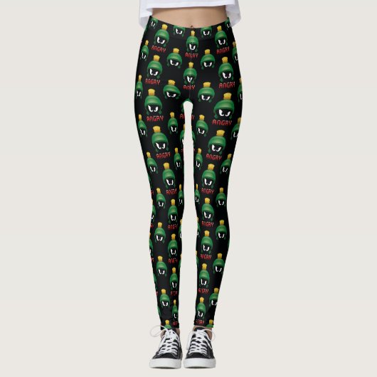 MARVIN DE MARTIAN™ Angry Emoji Leggings (Voorkant)