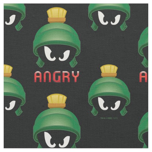 MARVIN DE MARTIAN™ Angry Emoji Stof (Close Up)