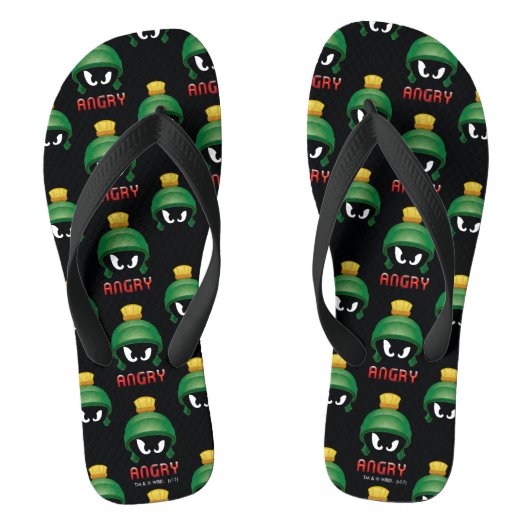 MARVIN DE MARTIAN™ Angry Emoji Teenslippers (Voetbed)