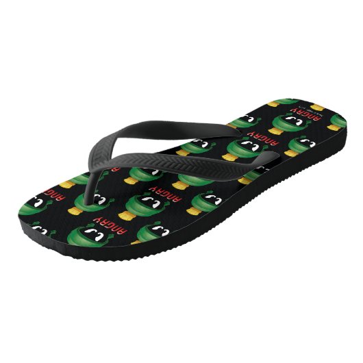 MARVIN DE MARTIAN™ Angry Emoji Teenslippers (Schuin)