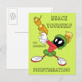 MARVIN DE MARTIAN™ AVENGENDE Laser Briefkaart (Voorkant / Achterkant)