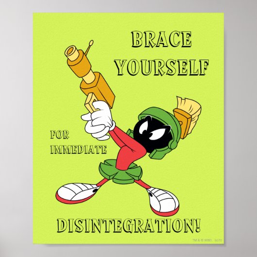 MARVIN DE MARTIAN™ AVENGENDE Laser Poster (Voorkant)