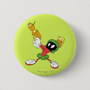 MARVIN DE MARTIAN™ AVENGENDE Laser Ronde Button 5,7 Cm