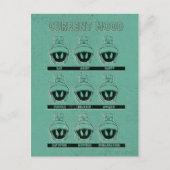 MARVIN DE MARTIAN™ Current Mood Chart Briefkaart (Voorkant)