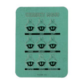 MARVIN DE MARTIAN™ Current Mood Chart Magneet (Verticaal)