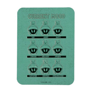 MARVIN DE MARTIAN™ Current Mood Chart Magneet