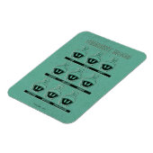 MARVIN DE MARTIAN™ Current Mood Chart Magneet (Linkerzijde)