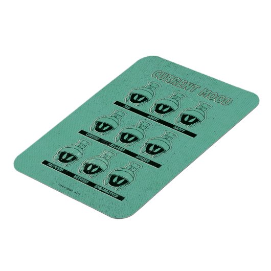 MARVIN DE MARTIAN™ Current Mood Chart Magneet (Linkerzijde)