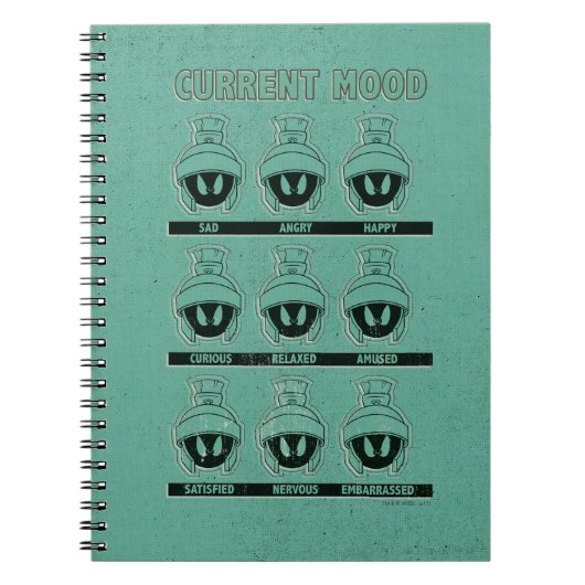 MARVIN DE MARTIAN™ Current Mood Chart Notitieboek (Voorkant)