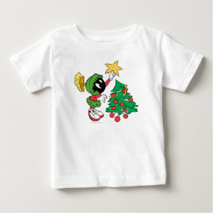 MARVIN DE MARTIAN™ die ster op boom zet