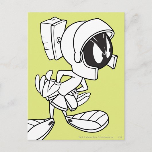 MARVIN DE MARTIAN™ die weg kijkt Briefkaart (Voorkant)
