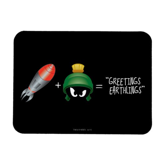 MARVIN DE MARTIAN™ Emoji-vergelijking Magneet (Horizontaal)