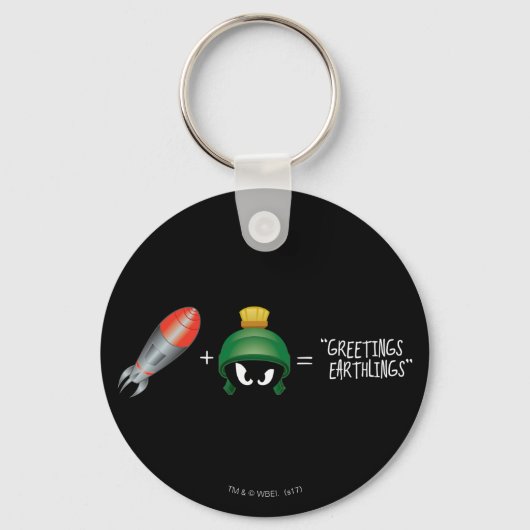 MARVIN DE MARTIAN™ Emoji-vergelijking Sleutelhanger (Voorkant)