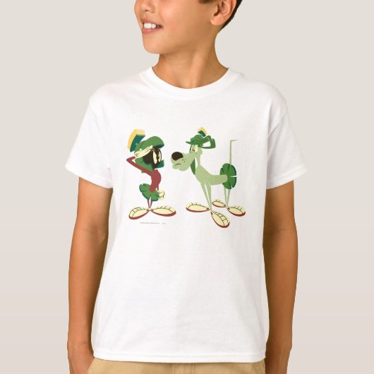 MARVIN DE MARTIAN™ EN K-9 2 T-SHIRT (Voorkant)