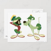 MARVIN DE MARTIAN™ EN K-9 BRIEFKAART (Voorkant / Achterkant)