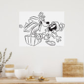 MARVIN DE MARTIAN™- EN K-9-Cadeauverrassing Poster (Keuken)