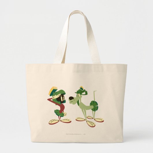 MARVIN DE MARTIAN™ EN K-9 GROTE TOTE BAG (Voorkant)