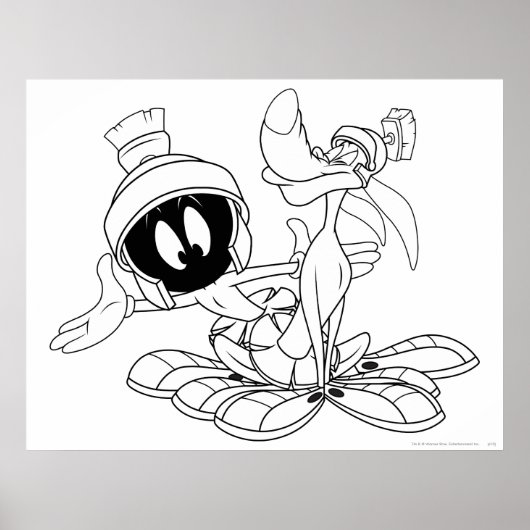 MARVIN DE MARTIAN™ EN K-9 POSTER (Voorkant)