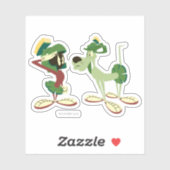 MARVIN DE MARTIAN™ EN K-9 STICKER (Vel)