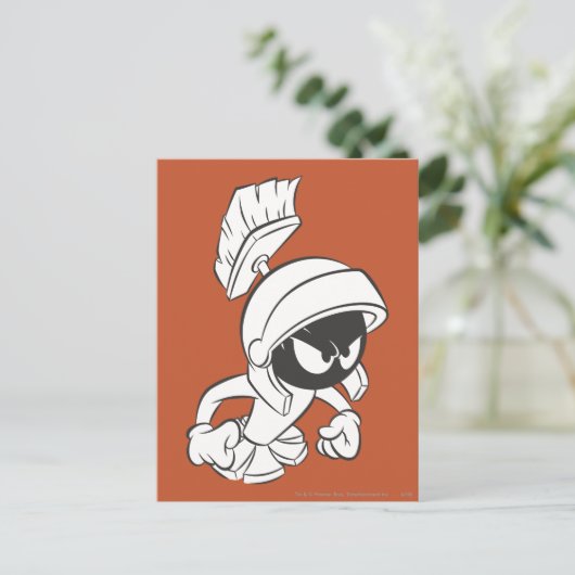 MARVIN DE MARTIAN™ Expressive 2 Briefkaart (Staand voorkant)