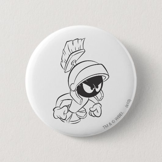 MARVIN DE MARTIAN™ Expressive 2 Ronde Button 5,7 Cm (Voorkant)