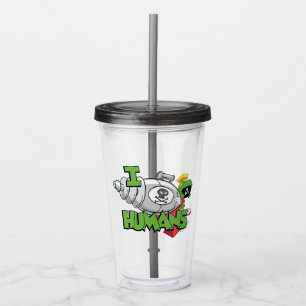 MARVIN DE MARTIAN™ I Laser Mensen Acryl Drinkbeker