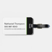 MARVIN DE MARTIAN™ I Laser Mensen Bagagelabel (Achterkant horizontaal)