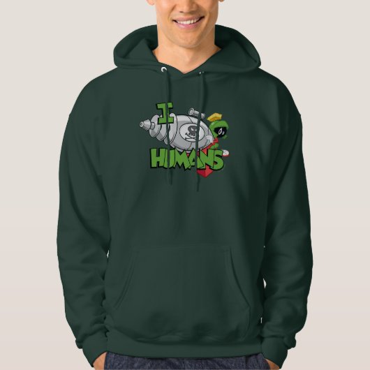 MARVIN DE MARTIAN™ I Laser Mensen Hoodie (Voorkant)